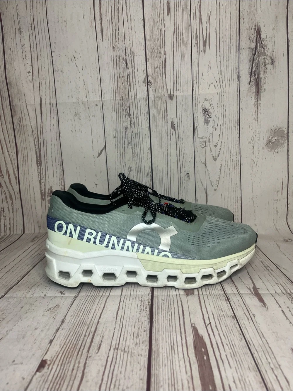 Men's On Running Brand Mineral/Aloe Cloudmonster 2 OC Shoes Sz 10.5